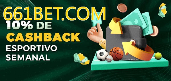 10% de bônus de cashback na 661BET.COM